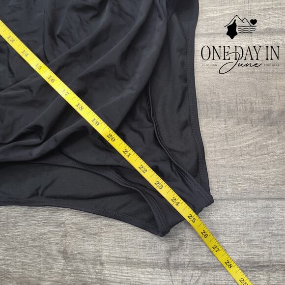 Tempt Me High Neck Mesh One Piece Swimsuit Size M - Picture 6 of 7